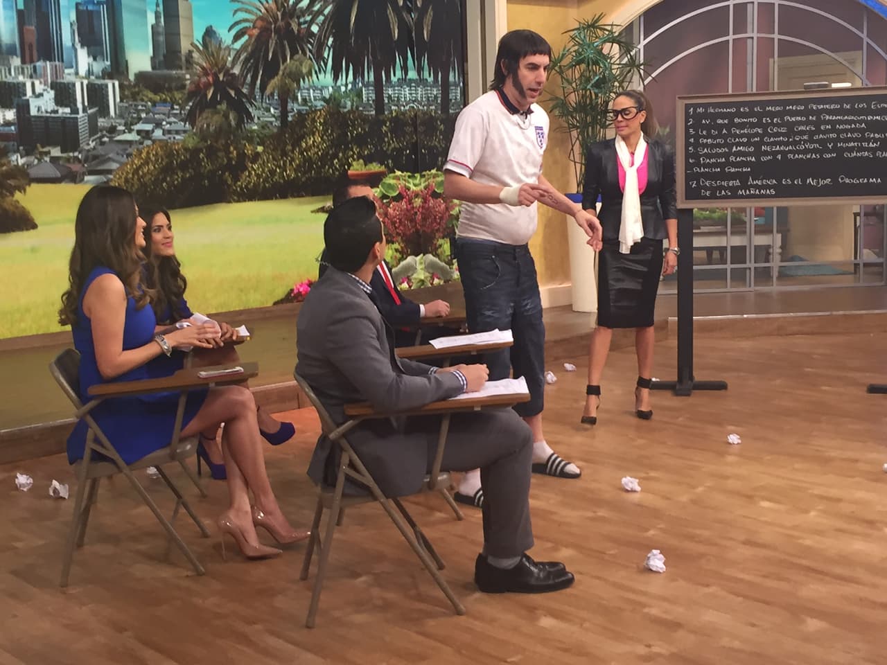 La maestra Karla quiso poner a prueba a 'Nobby'.