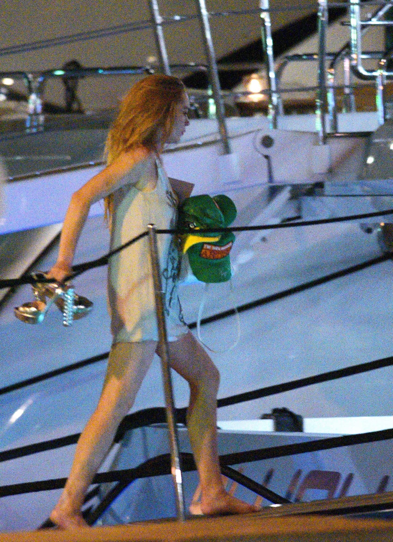 Así llegó a su barco.