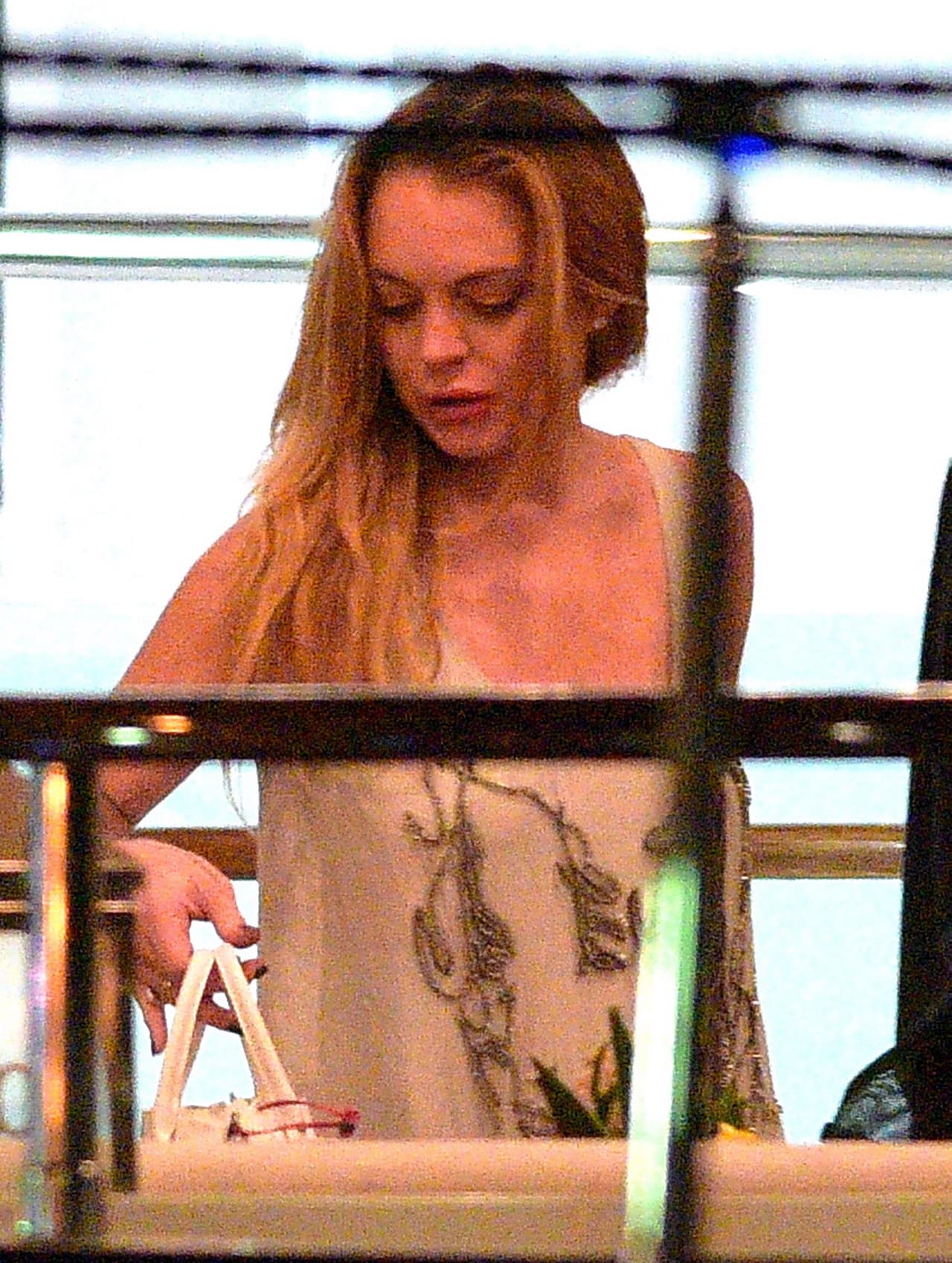 Lohan terminó llorando.