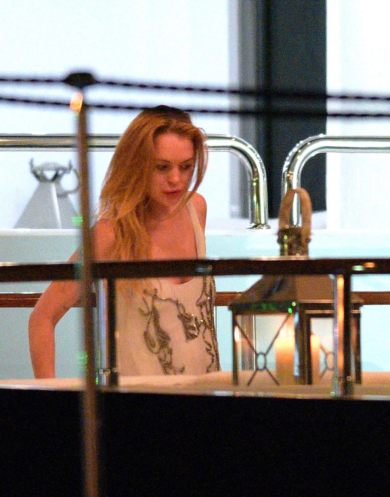 El amiguito de LiLo se retiró para no seguir con la pelea.