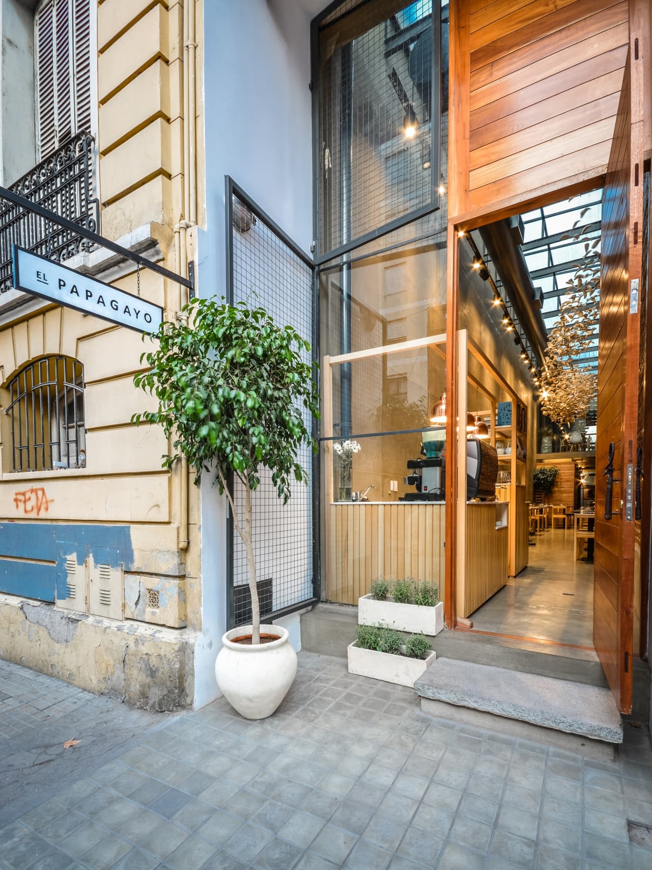 Así es como luce el restaurante más delgado.