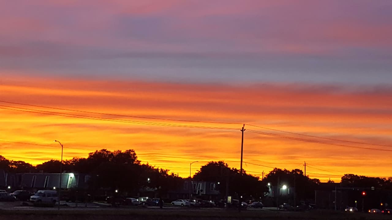 Una fotografía que tomó Cecy Silva Barillas y nos compartió en redes sociales.