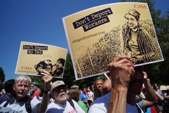 Las protestas para pedir un alto a las deportaciones no son las primeras y tampoco son las últimas, dijeron los organizadores.