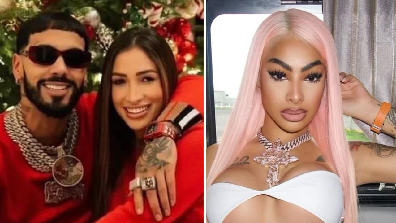 Anuel reaparece con su novia tras rumores que lo ligaban con Yailin y revela el nombre de su nueva bebé