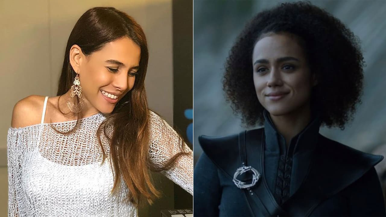 <b>Vela</b> haría parte del mundo GOT como
<b>Missandei.</b> Las dos hablan diferentes idiomas, salen adelante y su belleza tropical es evidente.
