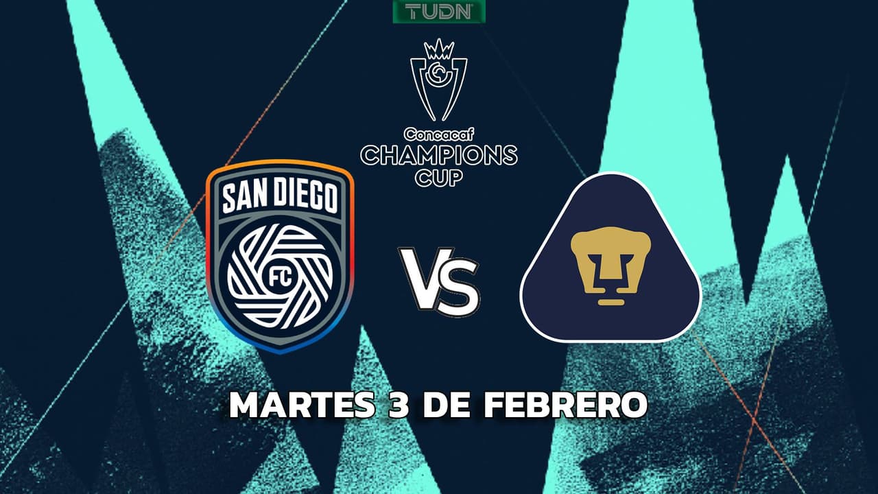 Horario y dónde ver el San Diego FC vs. Pumas de la Concacaf Champions Cup