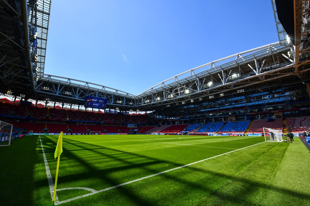 Mientras tanto, en el Otkrytie Arena, sede del partido de apertura del Grupo D, hizo su práctica la selección de Islandia.