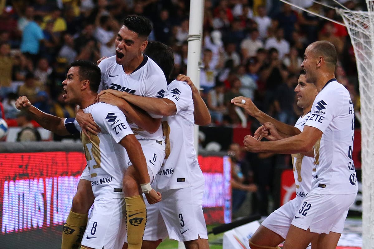 De forma contundente Pumas UNAM se impuso en el Estadio Jalisco por 3-0 al Atlas, en la jornada 3 del Apertura 2018 de la Liga MX.