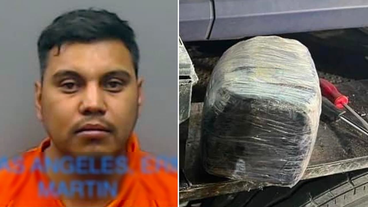 Detienen un auto y encuentran más de 42 mil pastillas de fentanilo escondidas dentro de una batería 