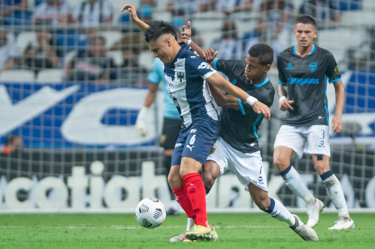 Con goles de Jesús Gallardo, Vincent Janssen y Luis Sanchez, Monterrey vence 3-1 al Atlético Pantoja en la vuelta de los octavos de final de la Concacaf Liga de Campeones.