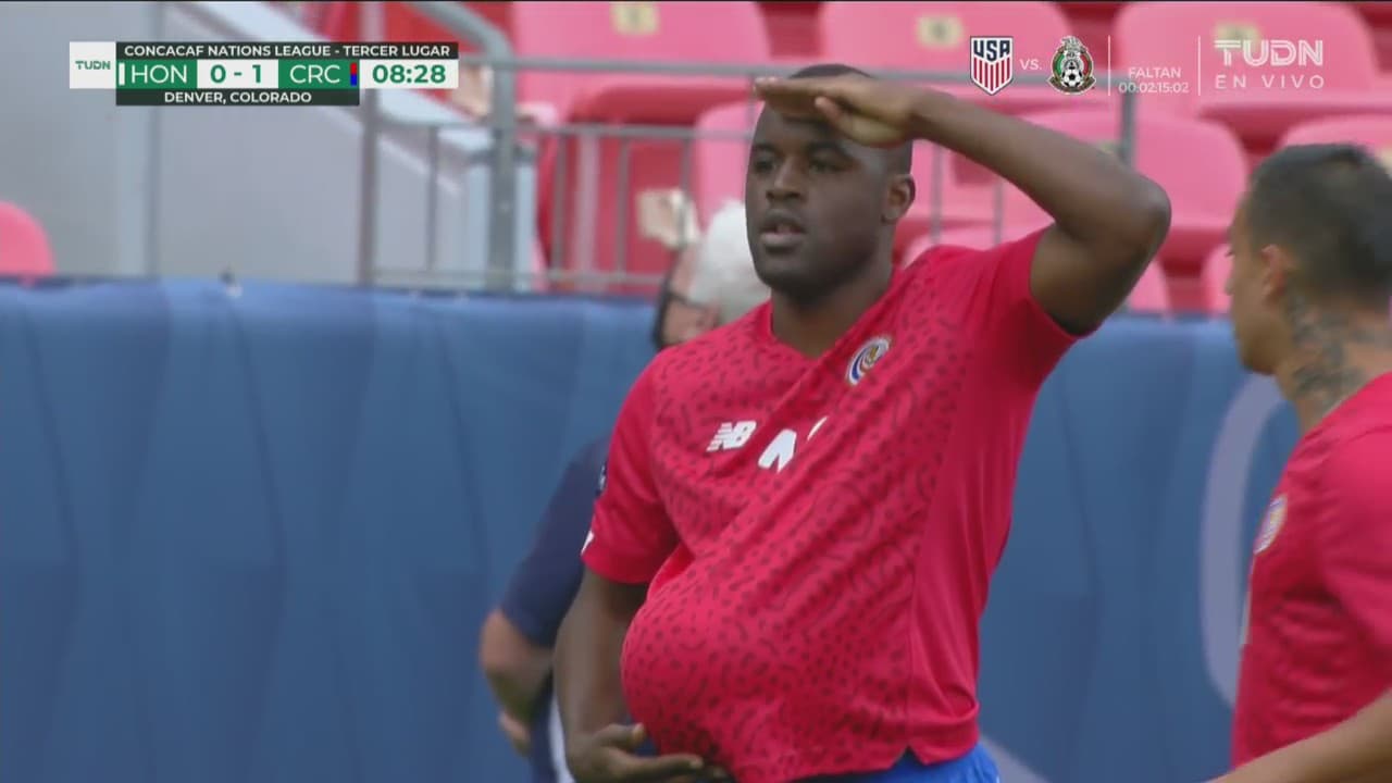 ¿Cómo remató? Joel Campbell anota el 0-1 de Costa Rica con fortuna
