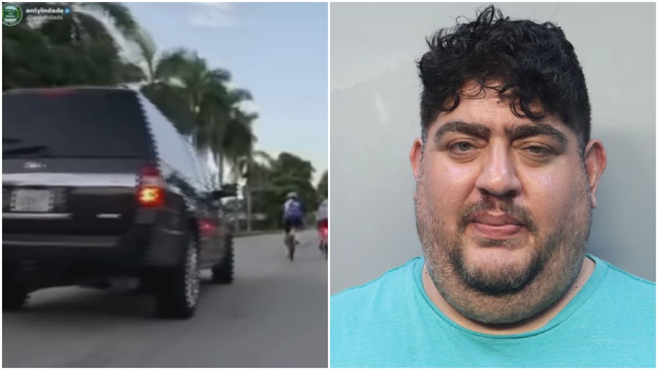Arrestan a hombre acusado intentar atropellar y disparar a ciclistas en Cutler Bay