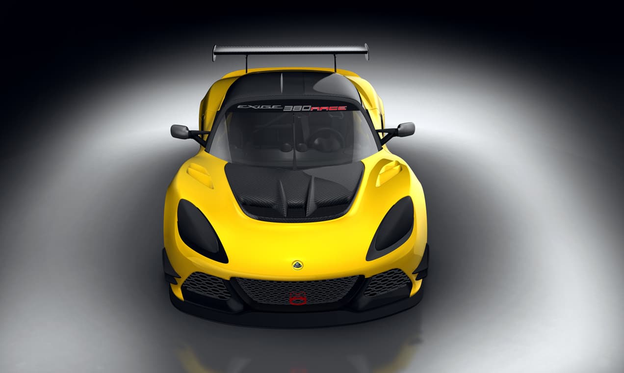 Lotus afirma que el Exige Race 380 puede ir de 0 a 60 millas por hora en 3.2 segundos, y alcanzar una velocidad final de 170 millas por hora.
