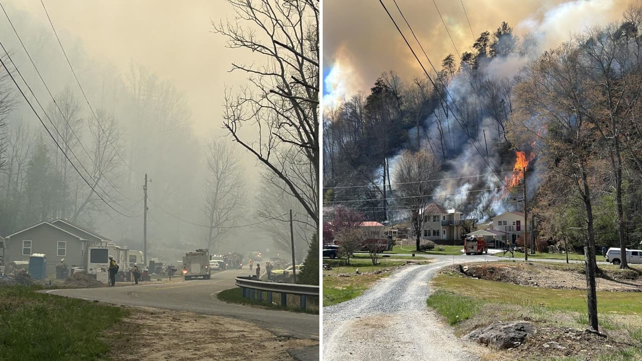 Mujer enfrenta cargos por provocar un incendio forestal con su cigarro en Carolina del Norte