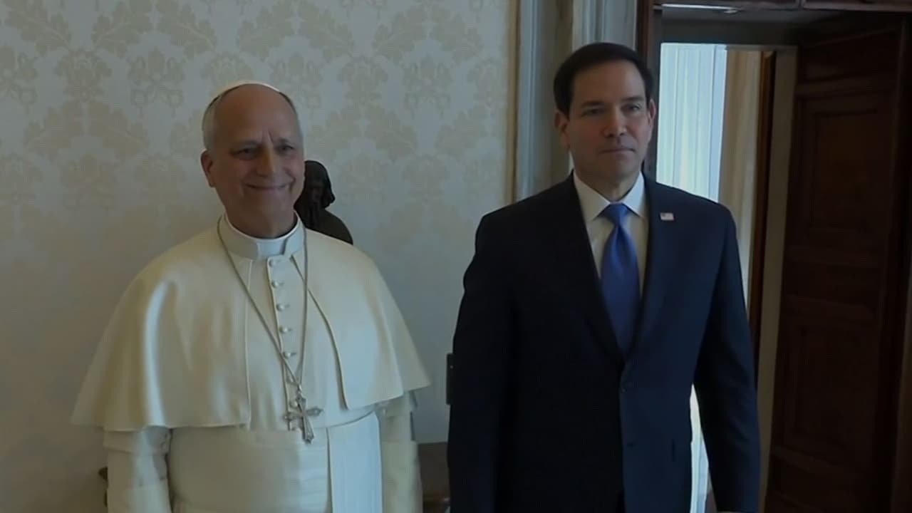 Papa León XIV recibe a Marco Rubio en medio de tensiones con la Casa Blanca