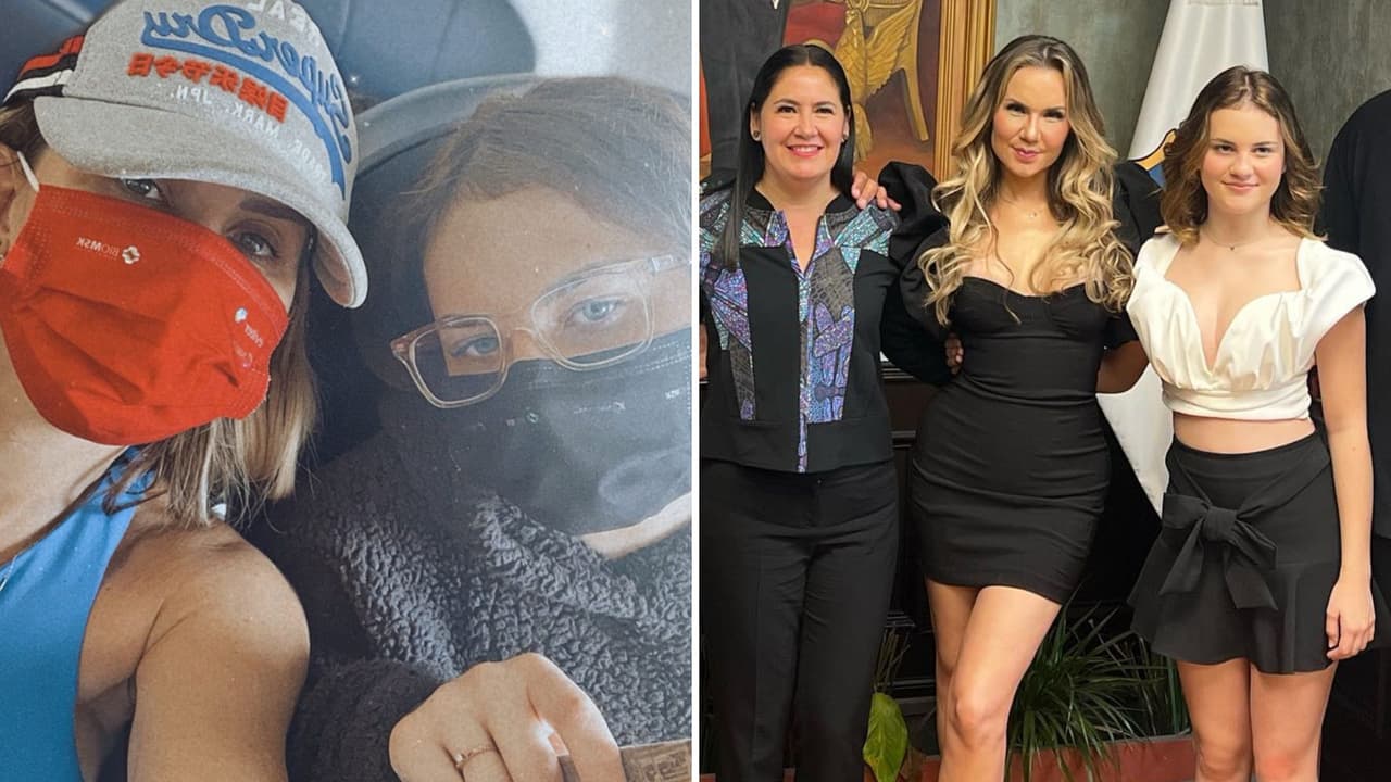 Michelle Vieth presumió en redes sociales parte del proceso del próximo debut de su hija Michelle en cine.