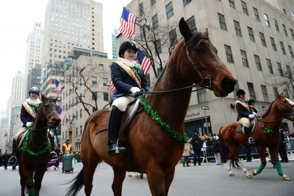 El desfile comienza a la altura de la calle 44 sobre la Quinta Avenida, pasa por la catedral de Saint Patrick en la calle 50, y sigue hasta el Metropolitan Museum y el edificio de American Irish Historical Society. Culmina en la calle 86.