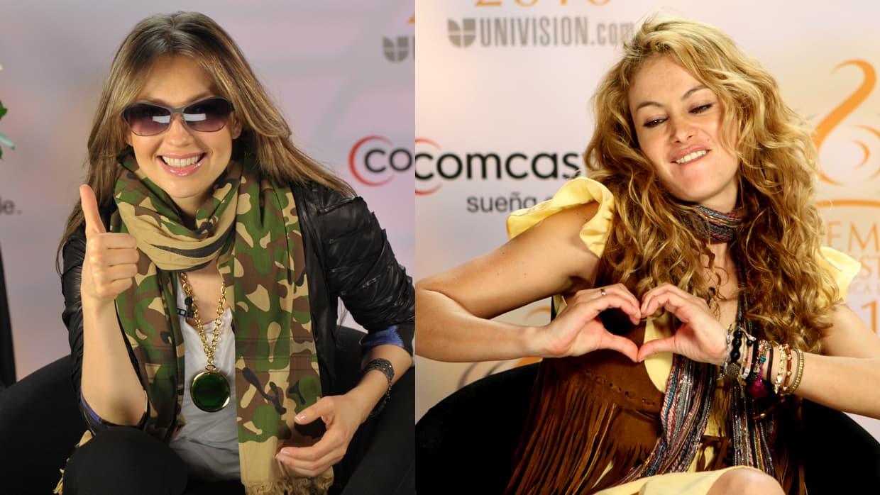 <span class="cms-h3-H3"><b>¿Amor a la mexicana?</b></span>
<b> </b>¡Para nada! Hace seis años se volvieron a encontrar en una premiación de Univision y a pesar de que hasta hubo invitación para echarse unos tequilas juntas y demostrarle a todos que no había rivalidad, 'la Pau' y 'la Thalis' nos dejaron con las ganas de parranda.