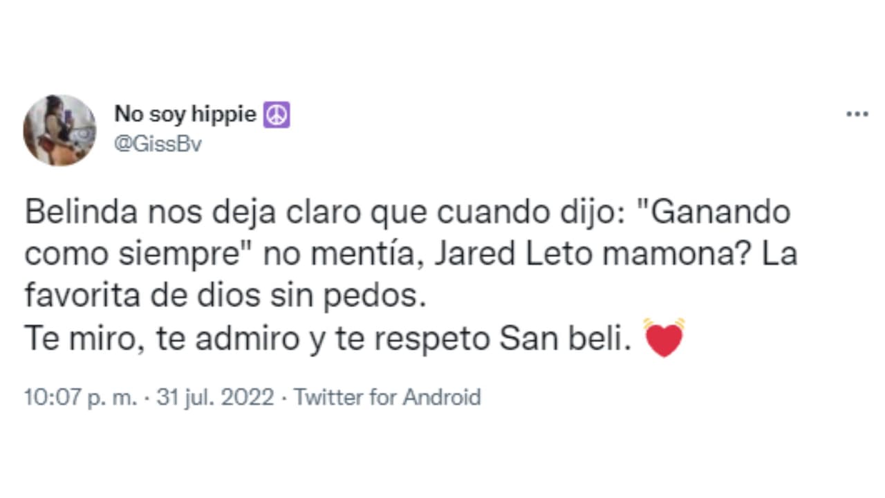 Memes Jared Leto y Belinda