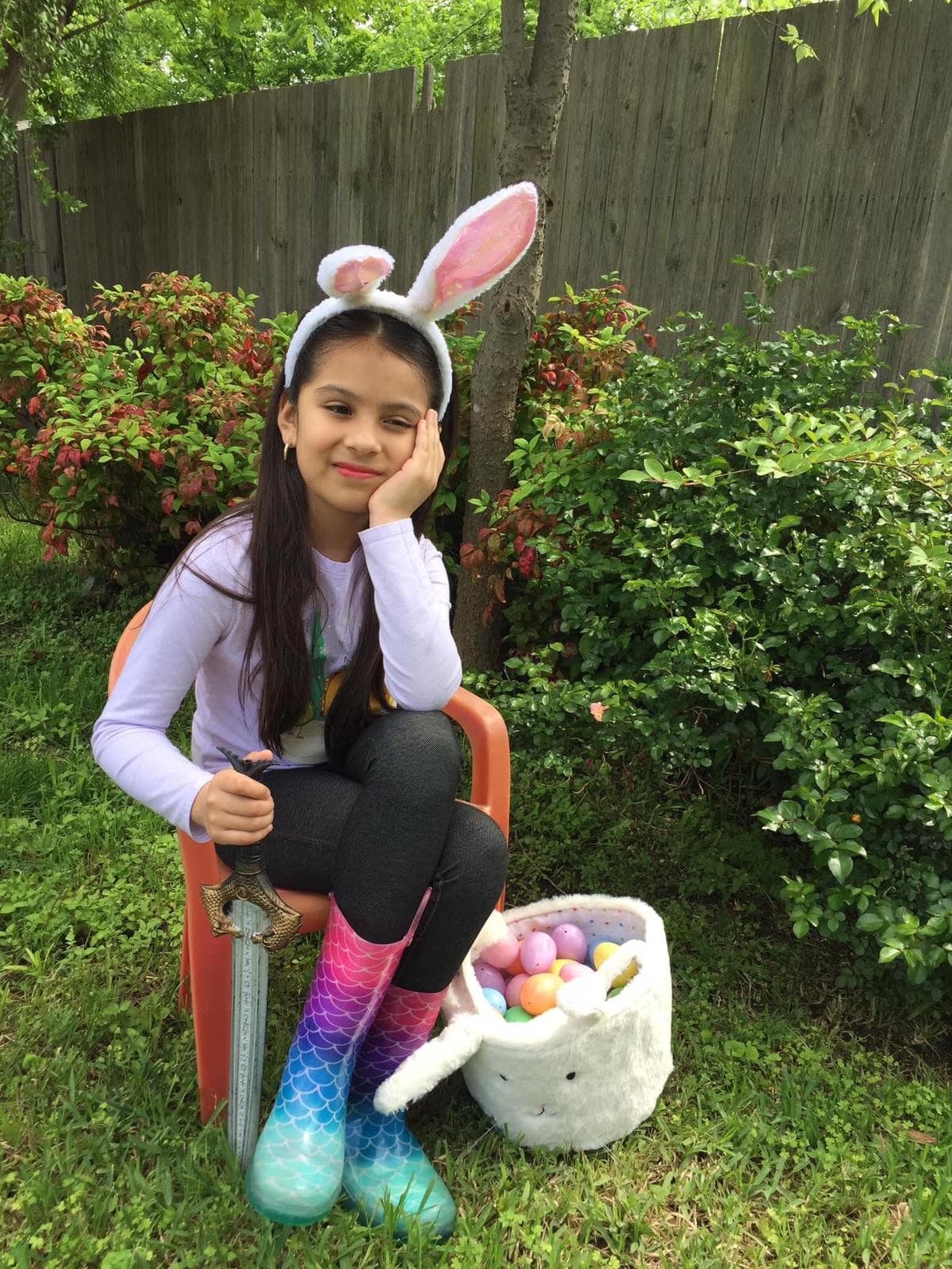 Otros mostraron orgullosos las cosechas de sus hijos esta Pascua en casa.
<br>