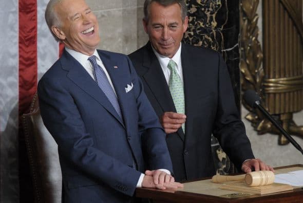 Aunque en este tipo de discursos reina la solemnidad, los Congresistas también se toman su tiempo para bromear.