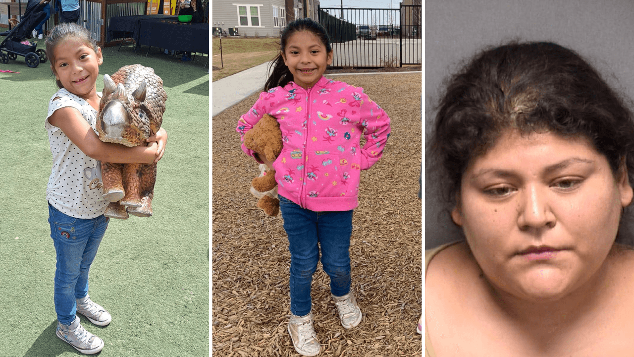 Nephiterea Sancho, en la derecha, es la sospechosa de haber matado a su propia hija al suroeste de San Antonio, Texas.