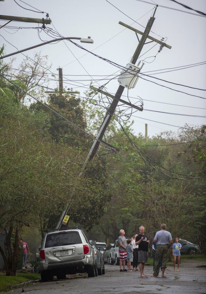 Varias líneas del tendido eléctrico en la zona donde impactó el huracán Zeta colapsaron dejando a casi 300,000 usuarios sin electricidad en Louisiana.