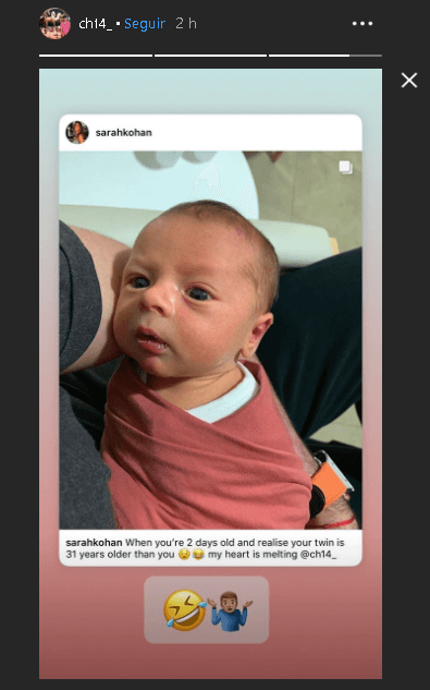 'Chicharito' retomó la publicación de su esposa para presumirla en su 
<b><a href="https://www.instagram.com/ch14_/?hl=es-la" target="_blank">cuenta personal</a></b>.