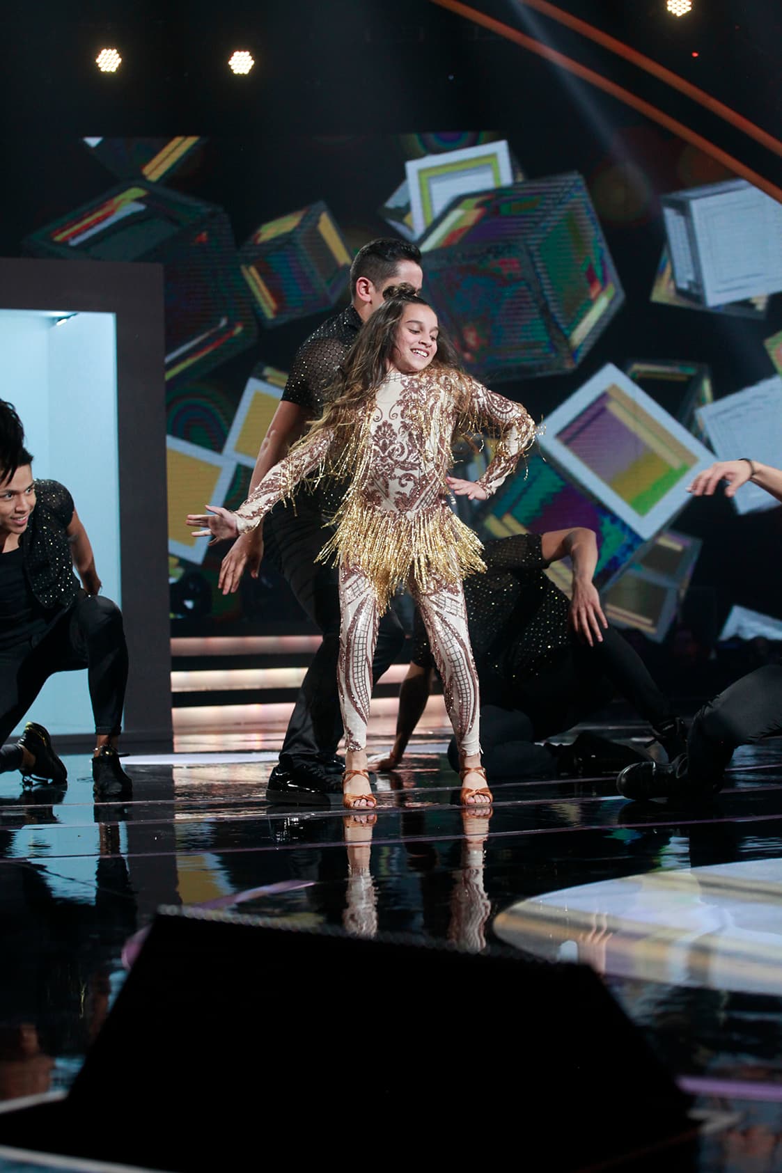 Sara obtuvo un 8 del intérprete español.