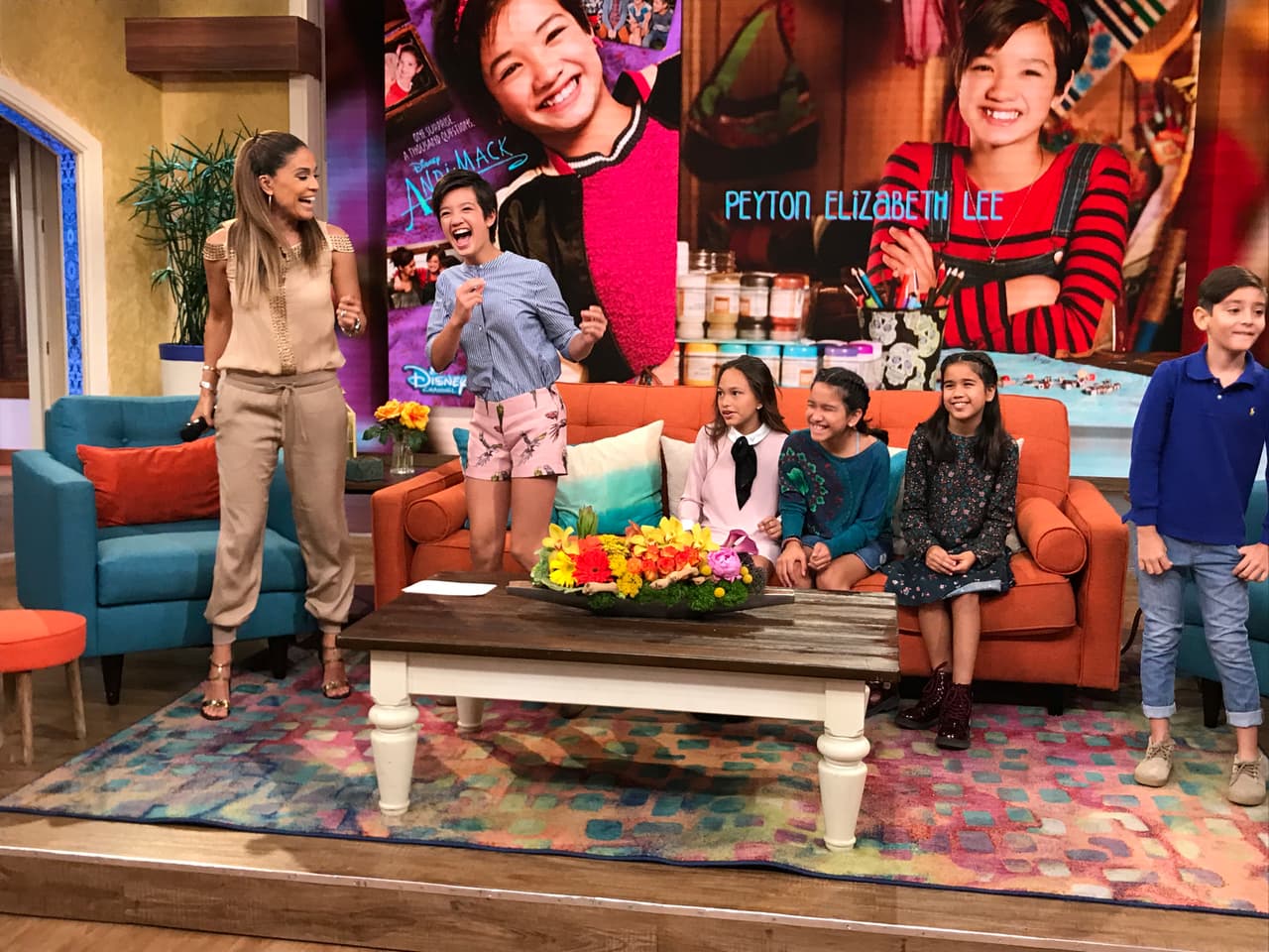 También nos mostró sus habilidades para el baile, que a ella le encanta.