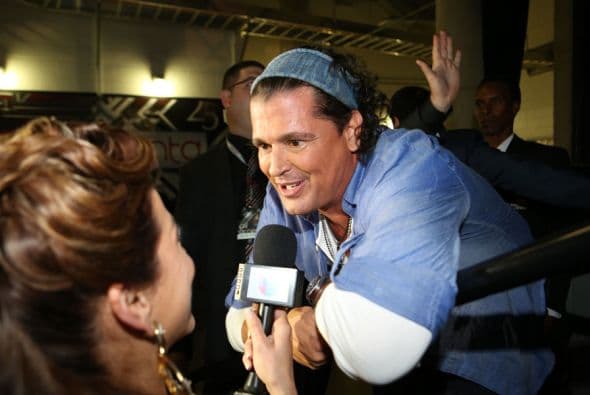 De nuevo apareció Carlos Vives. Él nunca puede faltar.