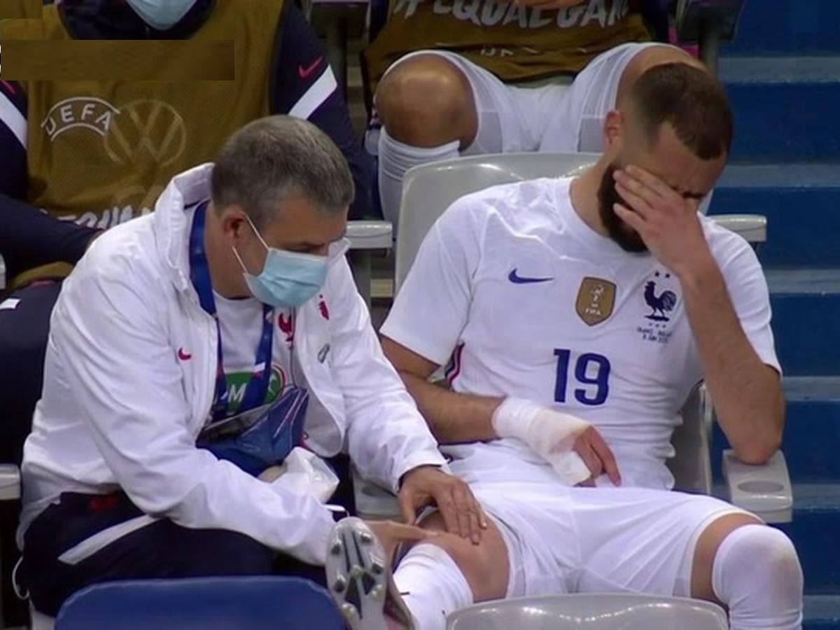 ¡Se encienden las alarmas! Benzema se lesiona a días de la Euro