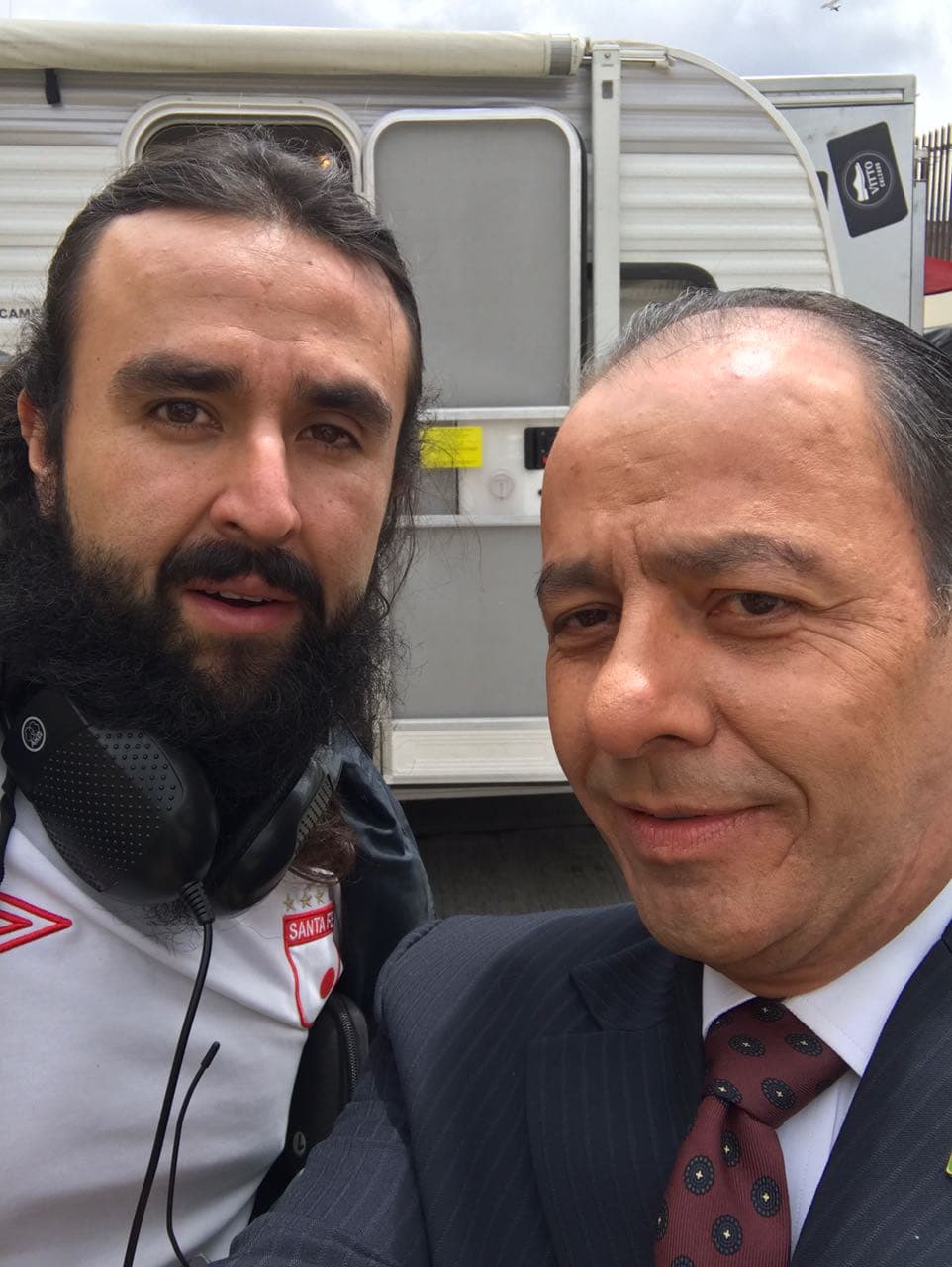 Aunque audicionó para ser el General Blanco, finalmente se quedó con el personaje de Felipe Alarcón y quedó feliz con la oportunidad que le dieron.