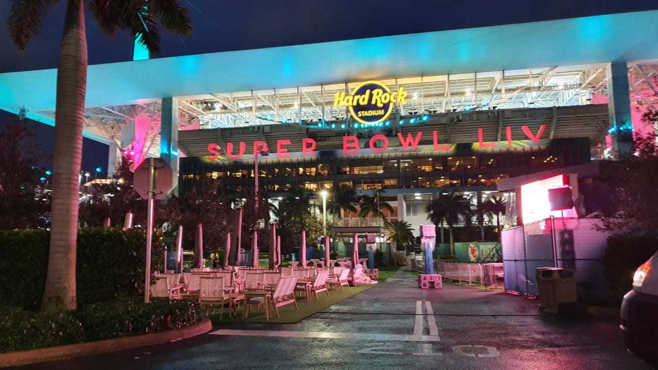 El Hard Rock Stadium listo para conocer al nuevo campeón de la NFL