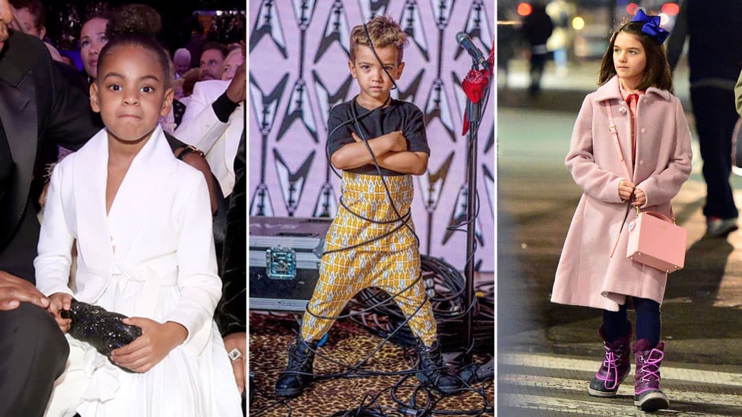 <b>Beyoncé, Nacho, Katie Holmes</b> y otros famosos no solo han heredado a sus pequeños sus genes, también el gusto por lucir a la moda. Su forma de vestir enamora y se antoja hasta copiar su imagen.