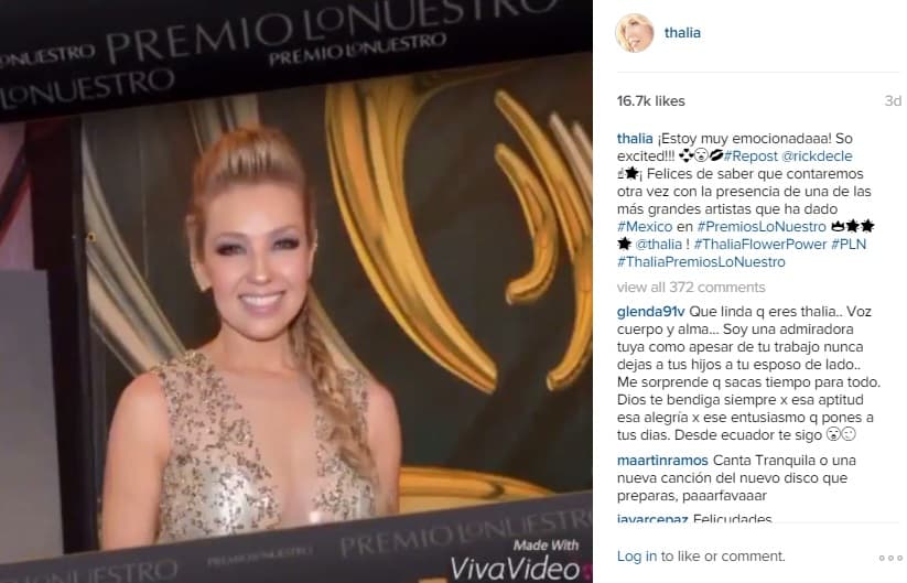 Por cierto, antes de irse de aventura, no dejó de compartir su emoción por ser parte del elenco de Premio Lo Nuestro.