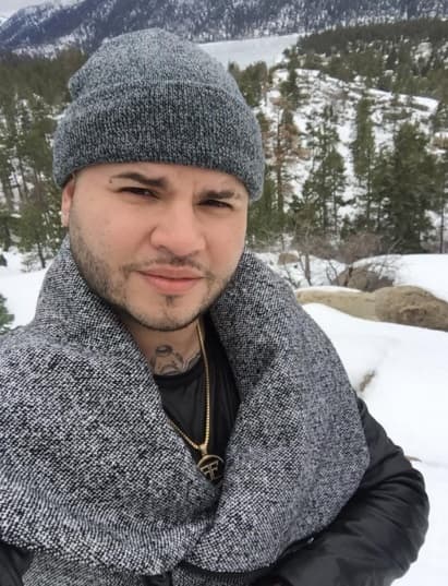 Otro que se fue a gozar entre la nieve fue Farruko.