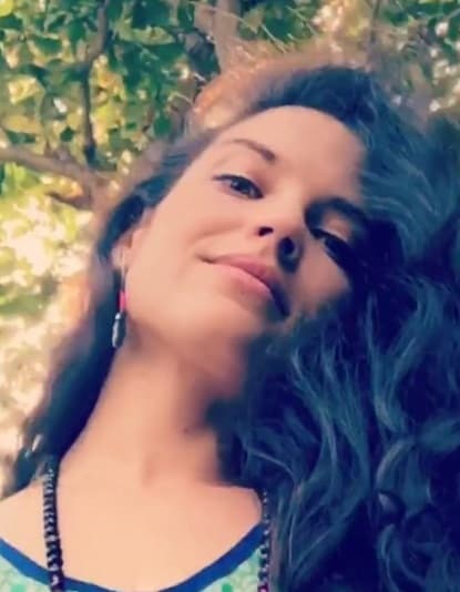 Tan hermosa como siempre, compartió un poco de su intimidad.