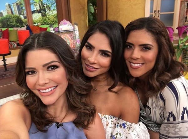 Tres reinas de Nuestra Belleza Latina se reúnen.