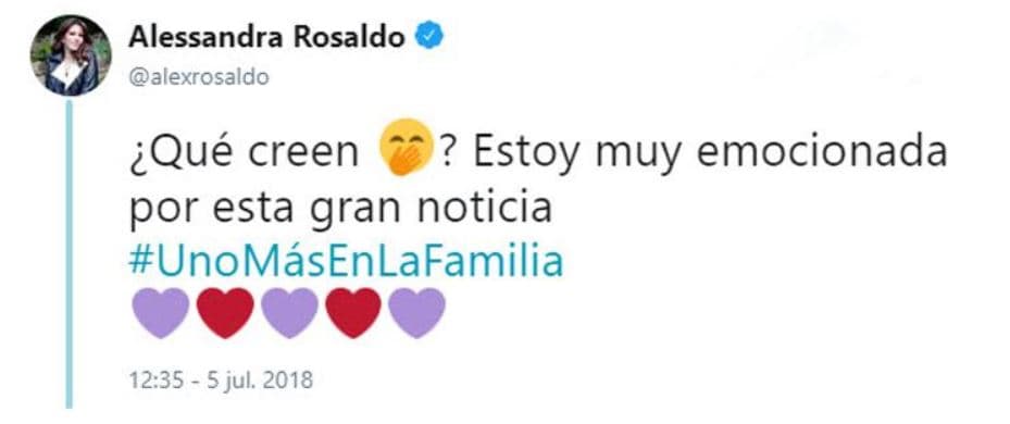 El mensaje generó un misterio que no había sido revelado hasta el 16 de julio de 2018.