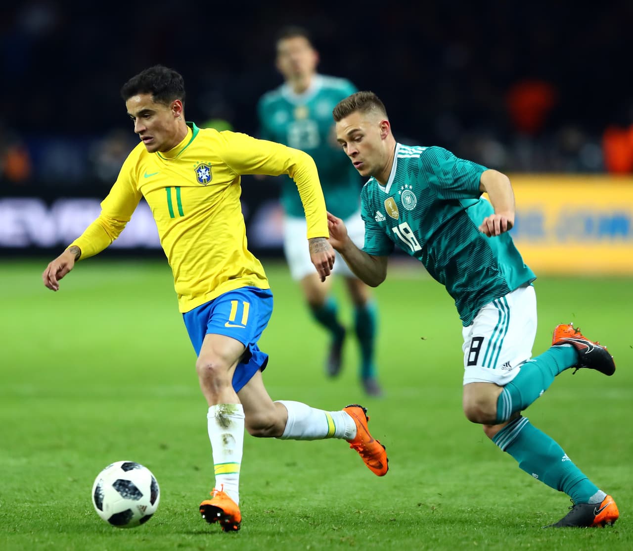 La ofensiva de Brasil, sin Neymar, también exhibió su calidad y complicó a Alemania.