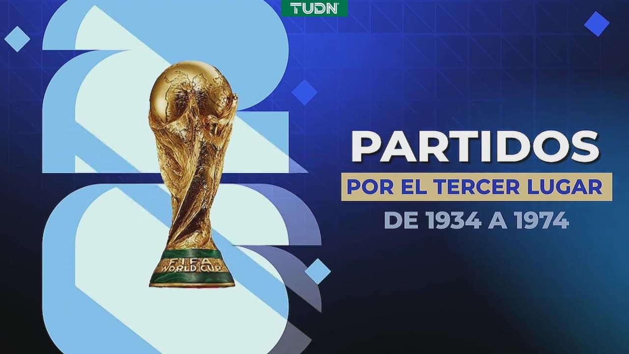 Los juegos por el tercer lugar de 1934 a 1974 