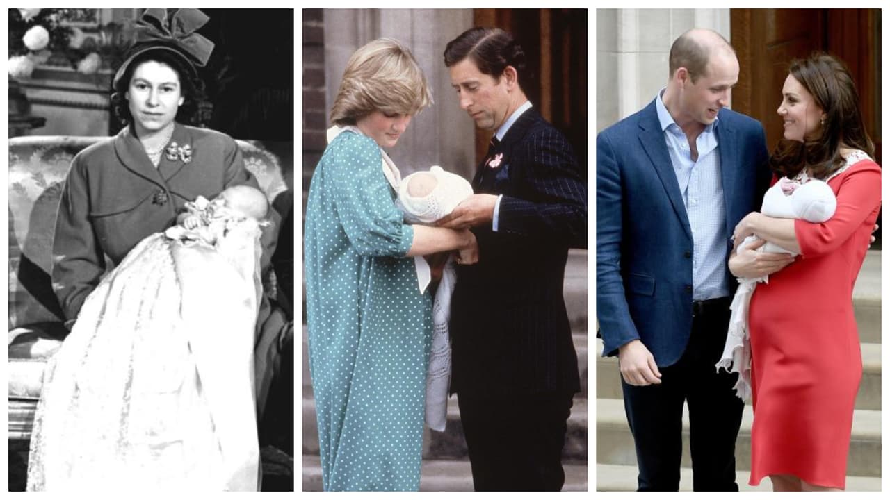 De la reina Isabel II al hijo de Meghan y Harry: 93 años de nacimientos reales en un video histórico