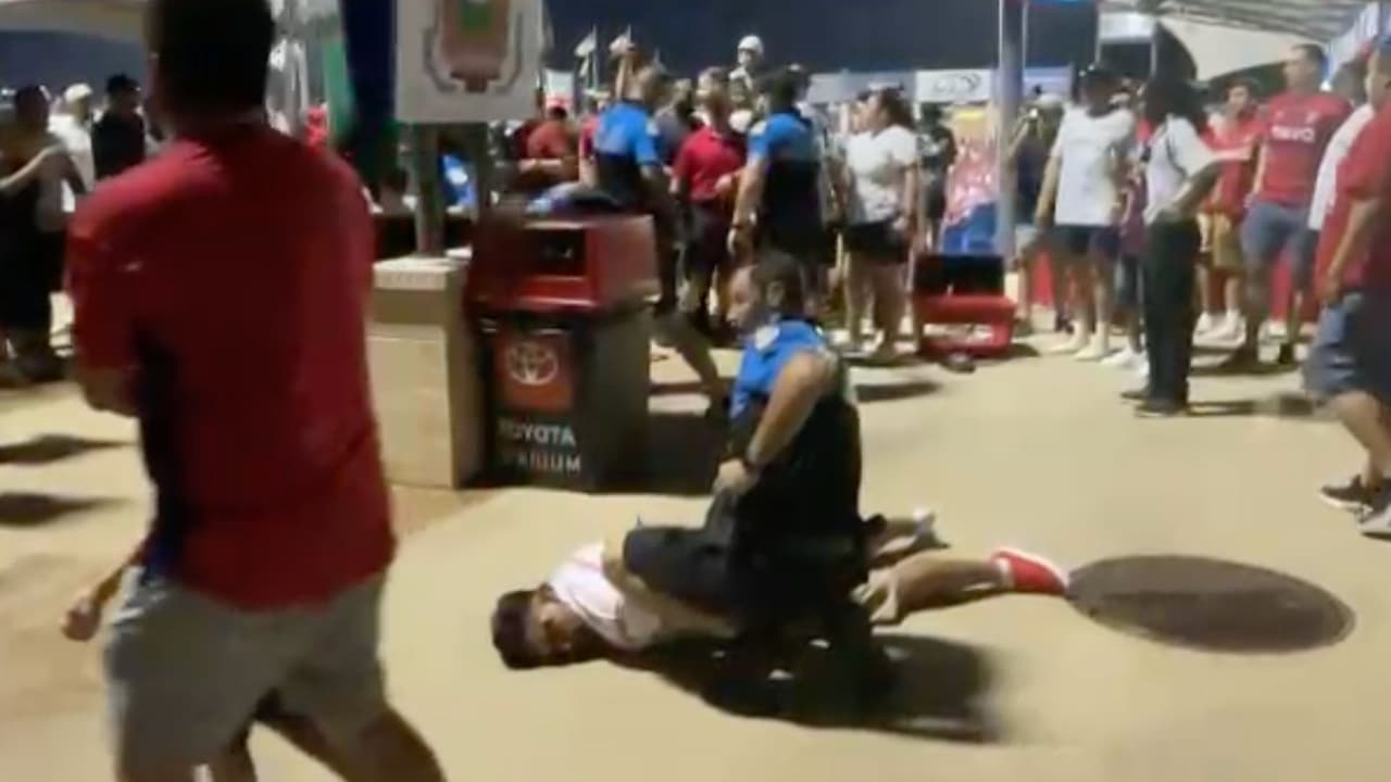 Una persona queda bajo arresto por disturbios en partido de Inter Miami Vs. FC Dallas en Frisco, Texas