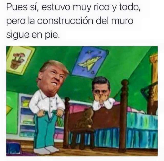 Desafortunadamente la visita de Donald Trump no tuvo un final feliz.