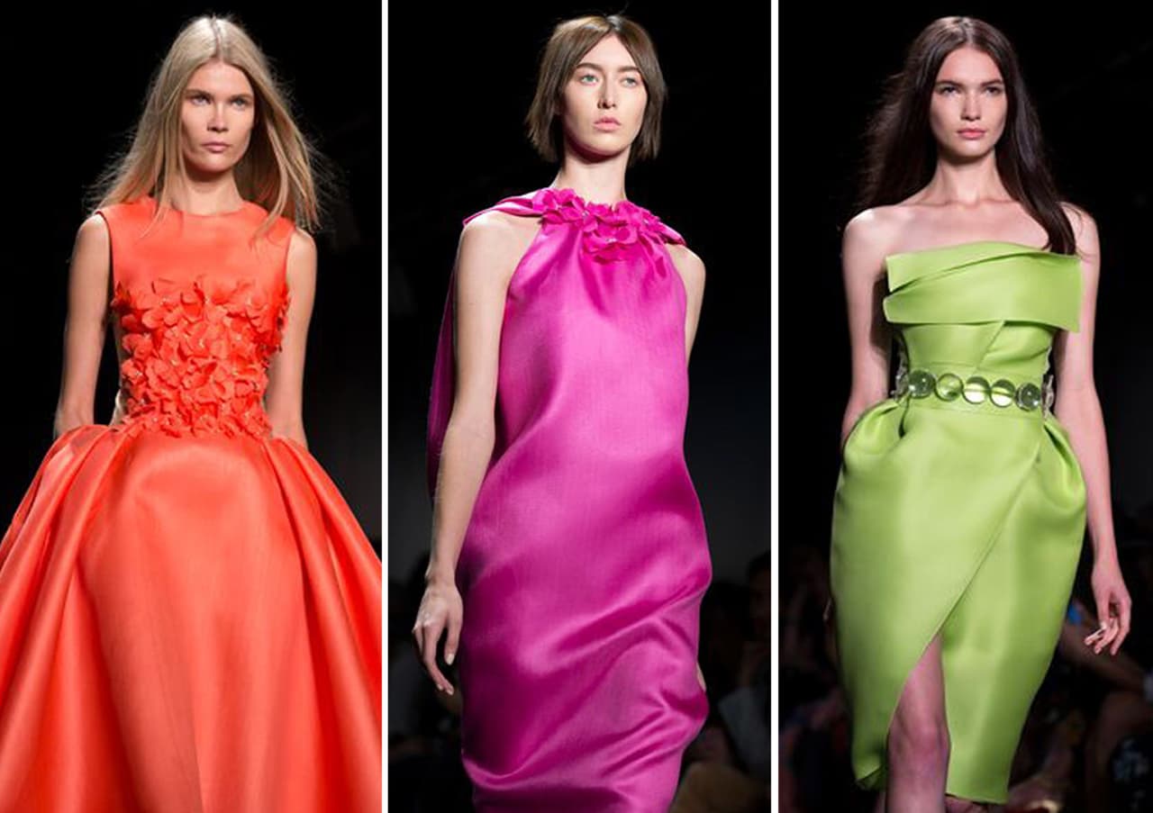 El diseñador Ángel Sánchez llego a la semana de la moda en la gran manzana, con la gran decisión de impregnarlo de color. Diseñador Ángel Sánchez. NYFW, Spring/Summer 2016 - 15/09/2015