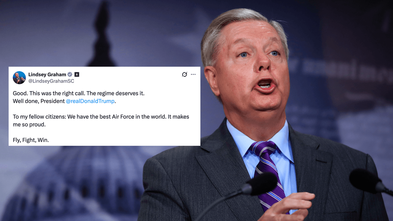 <b>Lindsey Graham</b>, senador de Carolina del Sur
<br>El republicano de Carolina del Sur afirmó que el régimen de Irán “se merece” el ataque.