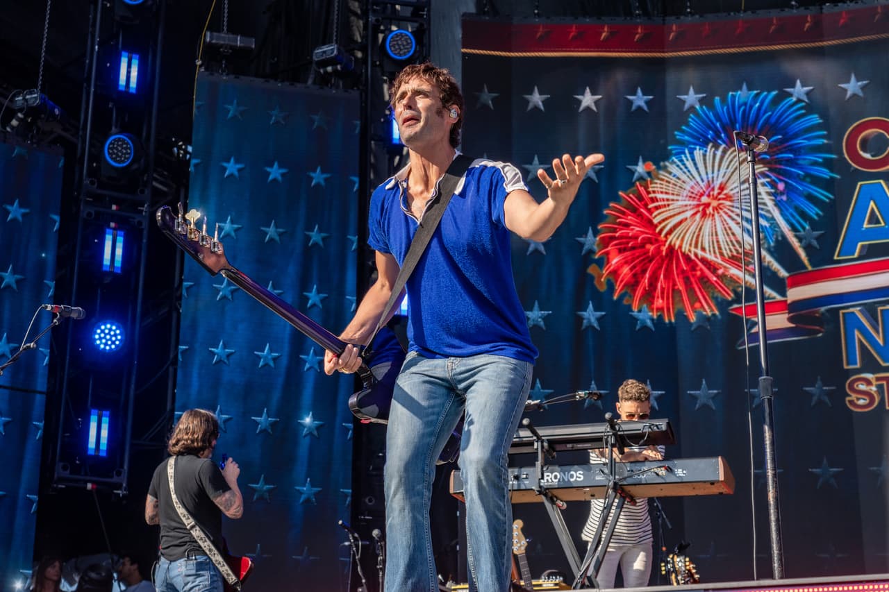 Tyson Ritter, de The All-American Rejects, actuó en el evento Let Freedom Sing! Music City el 4 de julio de 2026 en Nashville, Tennessee.