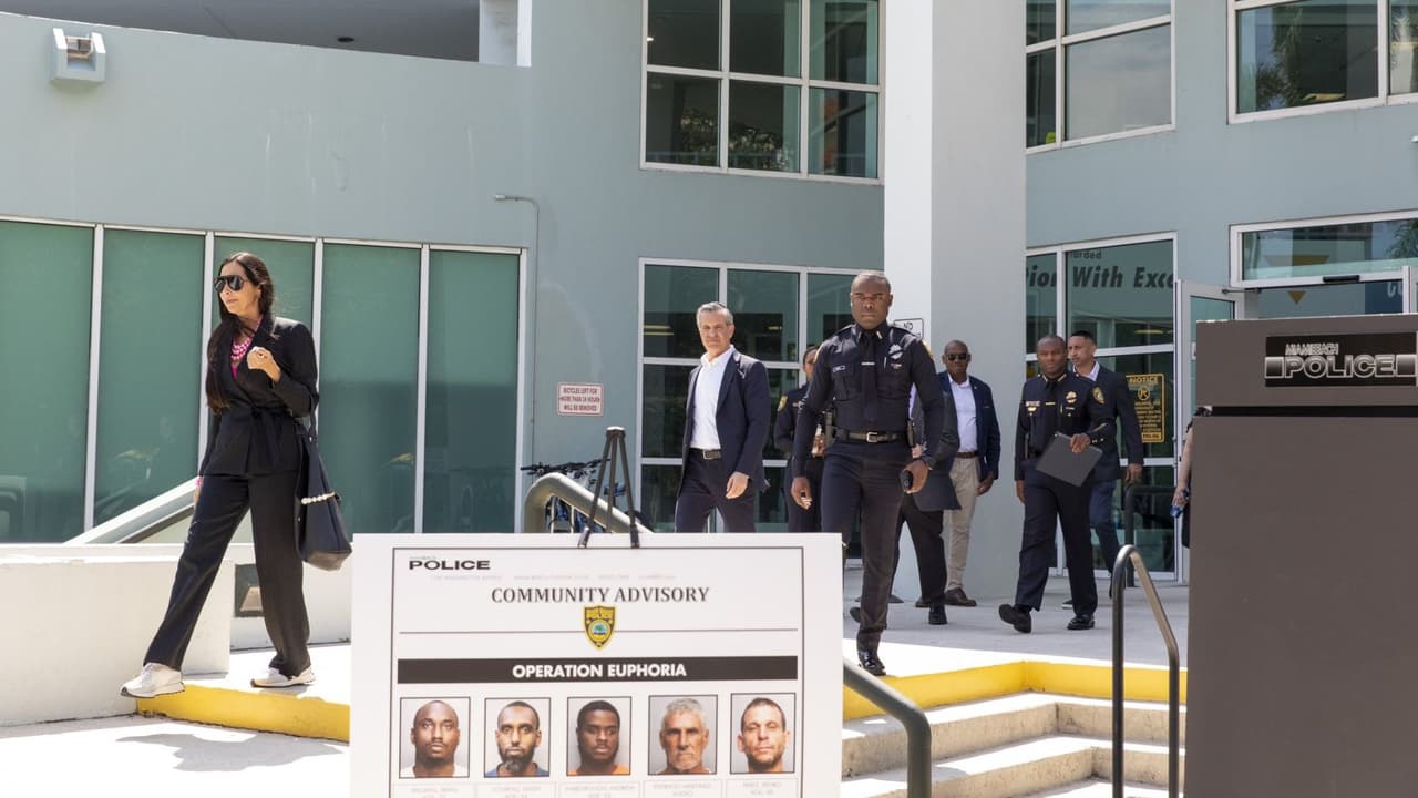 Operación Euphoria: 47 arrestos por narcotráfico en Miami Beach