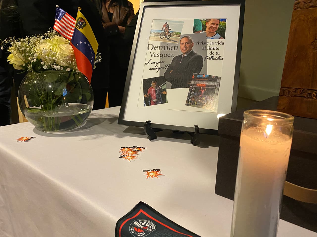 Con una emotiva ceremonia religiosa familiares y amigos de Demián Vásquez se congregaron en la iglesia Inmaculado Conrazón de María en Atlanta para rendir un sentido homenaje a quien en vida dedicó sus logros y sus sueños a sus seres queridos.
